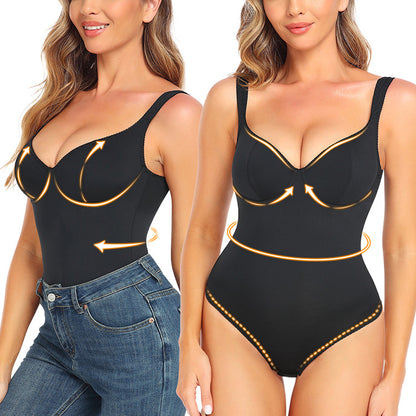 Jumpsuit Shapewear Sports Wear-free Bra