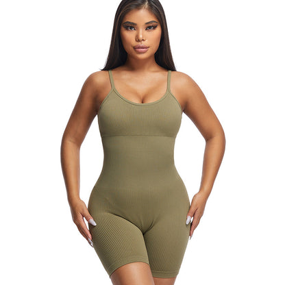 One-piece Corset Women's Hip Lifting Beauty Back Fitness