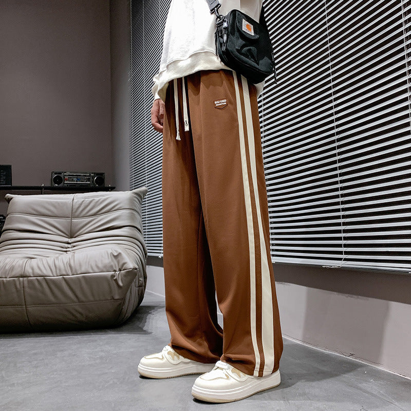 Men's Straight Wide-leg Pants Sports