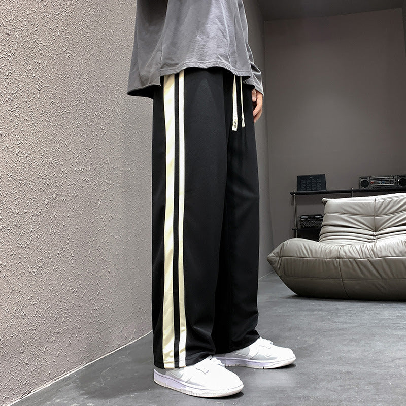 Men's Straight Wide-leg Pants Sports