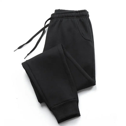 Men Women Long Pants Autumn and Winter Mens Casual Fleece Sweatpants