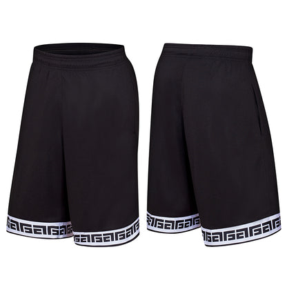 Gym Shorts Men Loose Casual Fitness Quick Dry Letter Pants