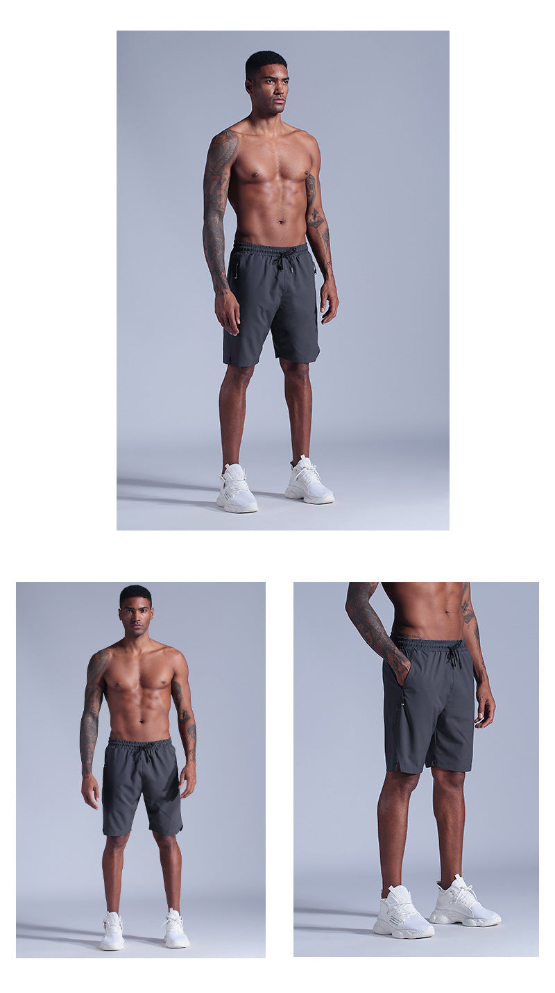 Trendy Leisure Sports Running Fitness Training Quick-drying Shorts