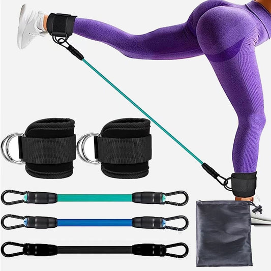 Ankle Strap Resistance Bands Hip Leg Strength Pull Rope Fitness