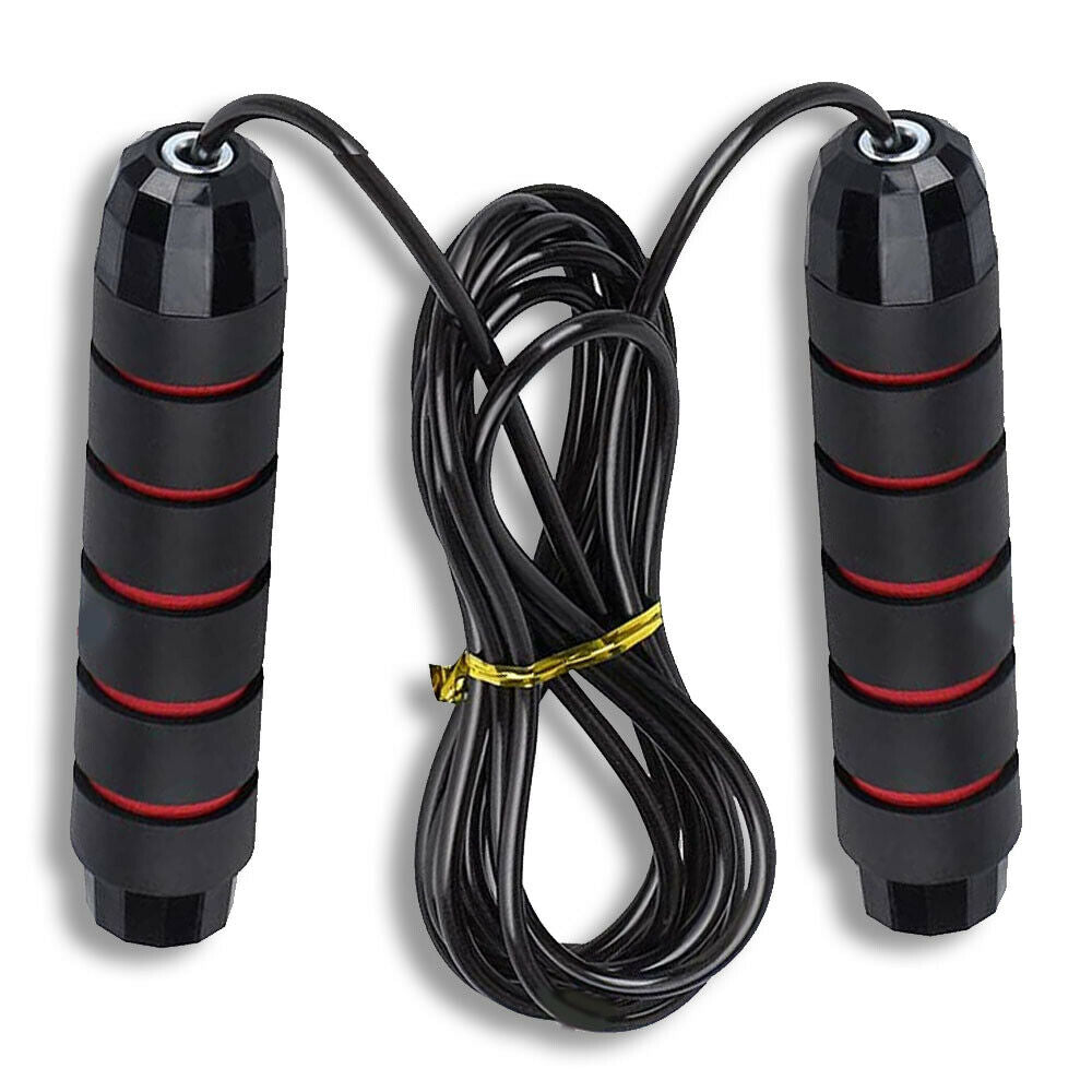 Jump Rope Gym Aerobic Exercise Boxing Skipping Adjustable Bearing Speed Fitness