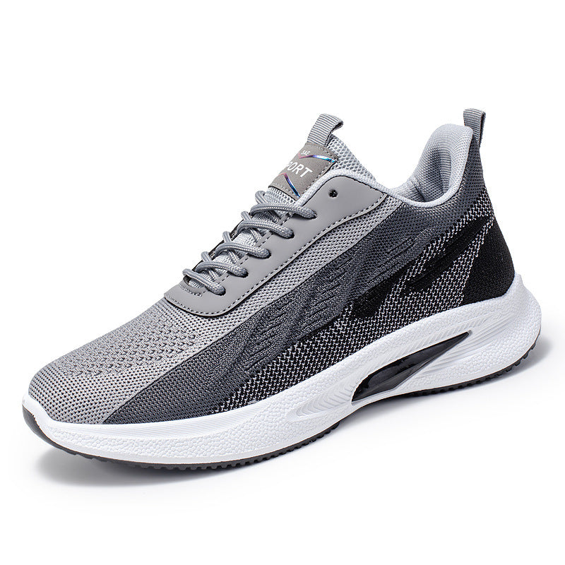 Color-blocked Mesh Sneakers Men Breathable Comfortable Sports Shoes