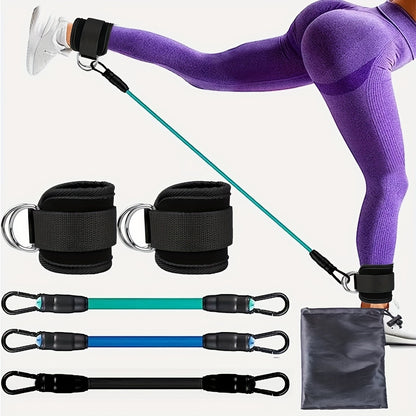 Ankle Strap Resistance Bands Hip Leg Strength Pull Rope Fitness