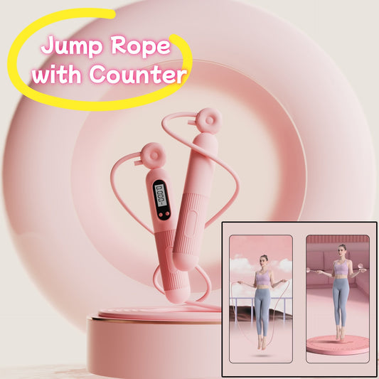 Jump Rope With Counter, Adjustable Skipping Rope With Calorie Counter