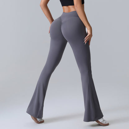 Hip-lift Yoga Flared Pants Fitness Sports Wide Leg