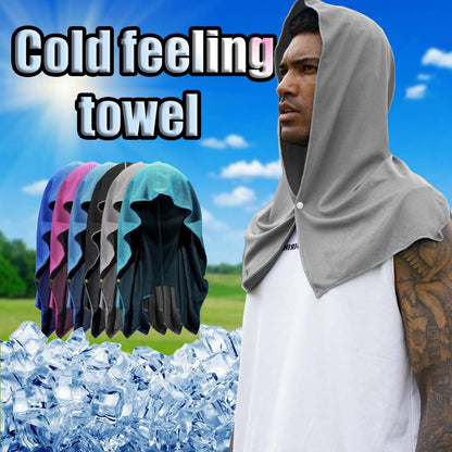 Quick Drying Sports Towel U-shaped Hoodie Cooling Towel Yoga