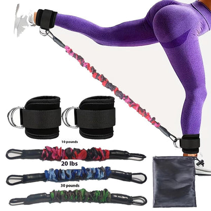 Ankle Strap Resistance Bands Hip Leg Strength Pull Rope Fitness