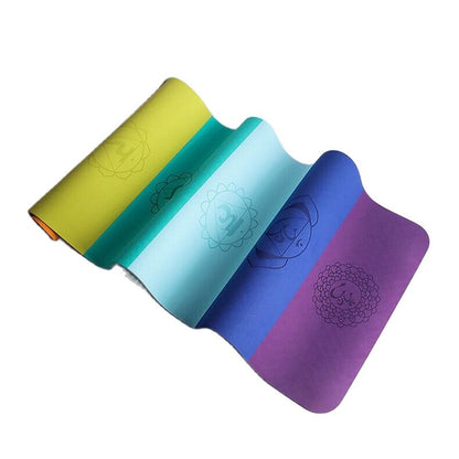 Seven Chakra Energy Balance Mat Non-slip Yoga Rug