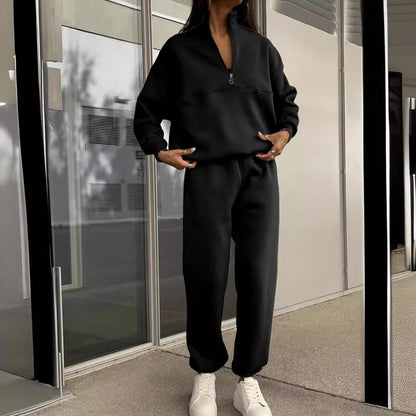 Long-sleeved Sports Sweatshirt Suit Fashion For Women