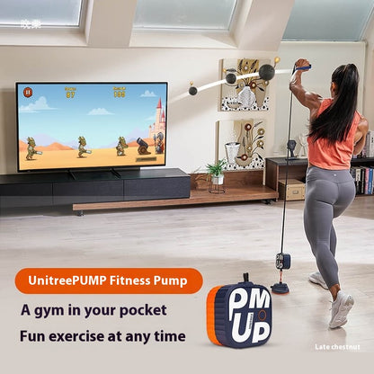 Motor-driven Fitness Dumbbell Rowing Machine