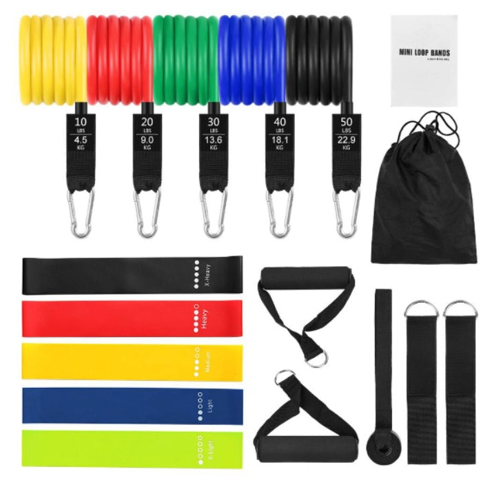 Rally Rope Set 11 Piece Set Rally Resistance Bands Latex
