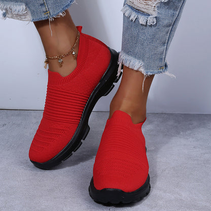 Knit Sock Shoes Women Comfortable Walking Running Sneakers