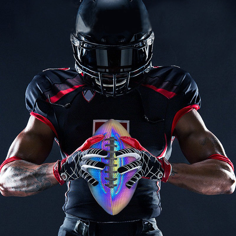 Size 9 American Glowing Rugby A Dult Youth Training Game Ball