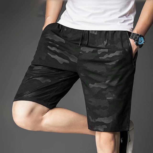 New Men's Casual Pants Summer Loose Sports Fitness Shorts Men