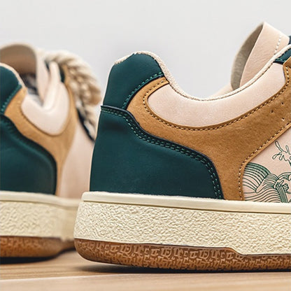 Lace-up Casual Shoes Men Outdoor Walking Shoes