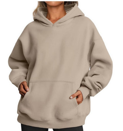 Women's Oversized Hoodies Fleece Loose Sweatshirts Sports Clothes