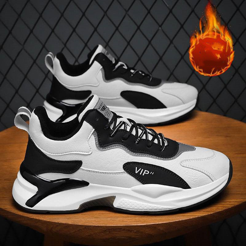 Fashion Black White Sneakers Casual Sports Shoes For Men