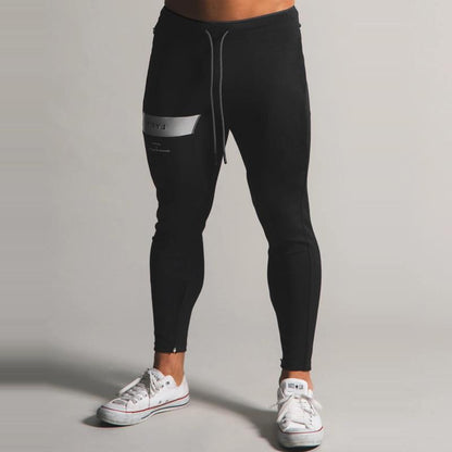 Slim-fit Feet Sweatpants, Long Casual Fitness Pants