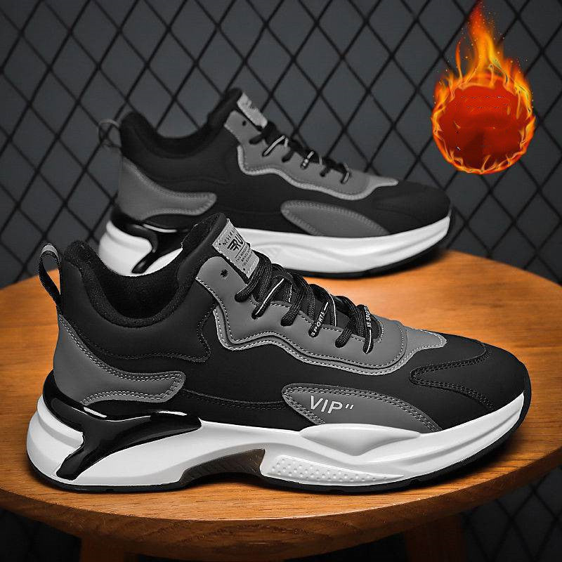 Fashion Black White Sneakers Casual Sports Shoes For Men