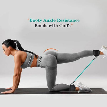Ankle Strap Resistance Bands Hip Leg Strength Pull Rope Fitness