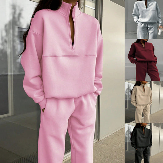 Long-sleeved Sports Sweatshirt Suit Fashion For Women