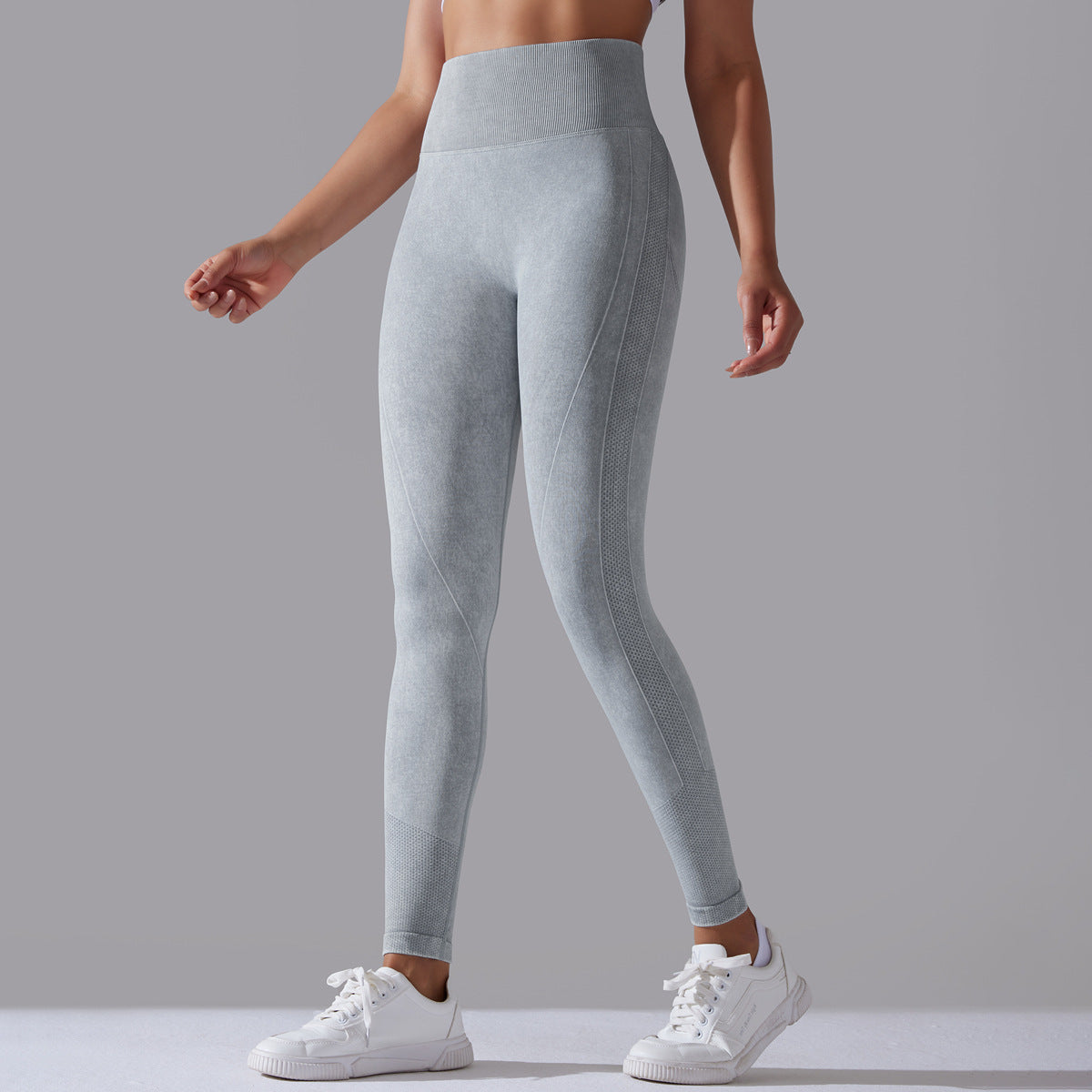 Knitted Seamless Yoga Pants Running Sports Fitness
