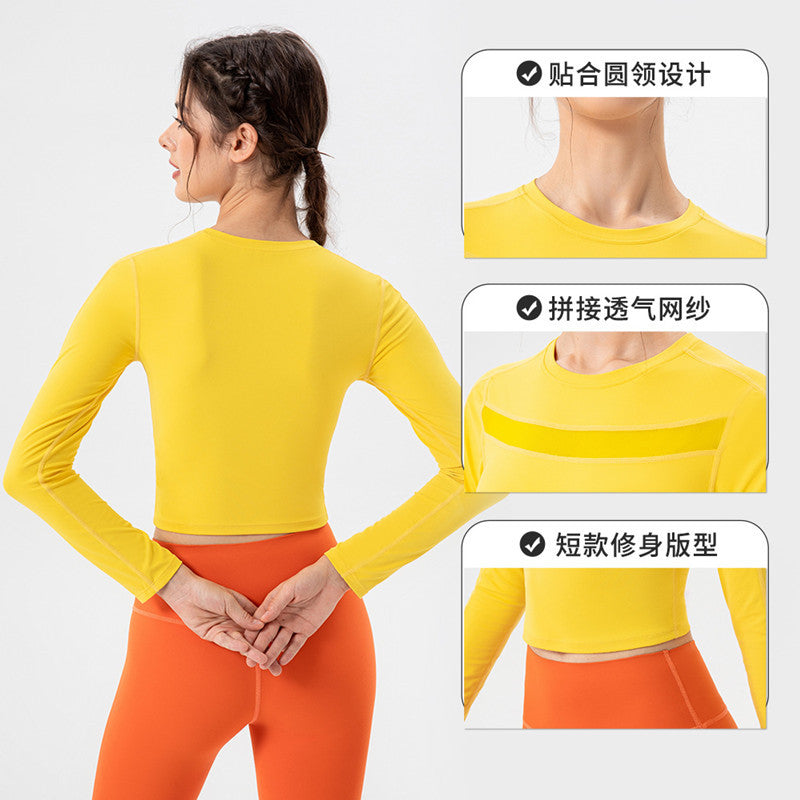 Yoga Long Sleeve Women's Breathable Fitness Sportswear