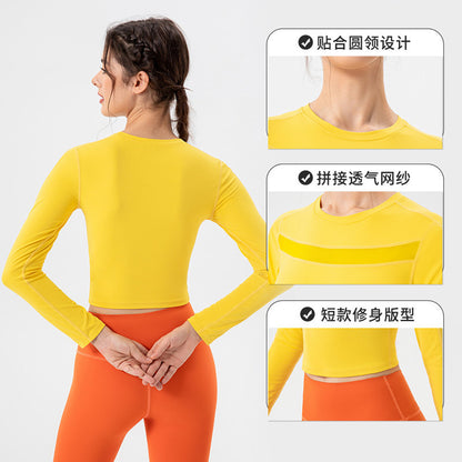 Yoga Long Sleeve Women's Breathable Fitness Sportswear