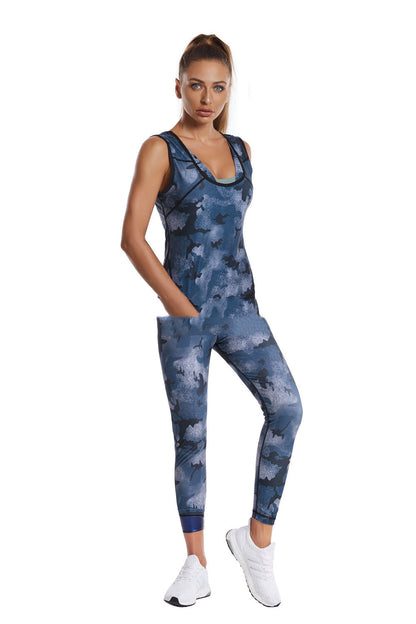 Camouflage Suit Body Shaper Sports Fitness Sweat Suit