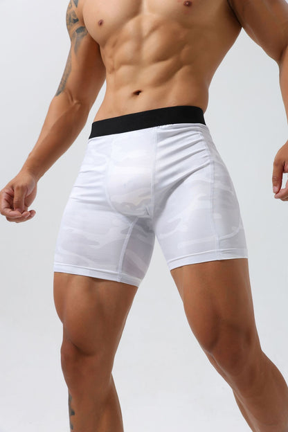 Fitness Tight Shorts Men's Quick-drying Skinny Running Fitness Shorts