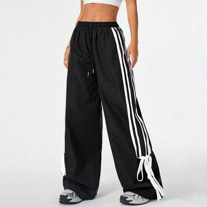 High Waist Wide Leg Pants Women's Sports Trousers
