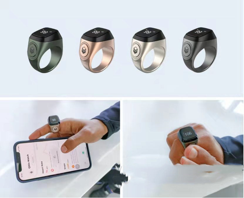 Digital Smart Ring Tally Counter Time  For Meditation Yoga Relieve