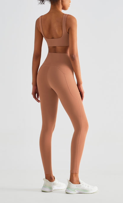 High Waisted Yoga Pants For Women With Naked Butt Lift Peach Running Tight Exercise