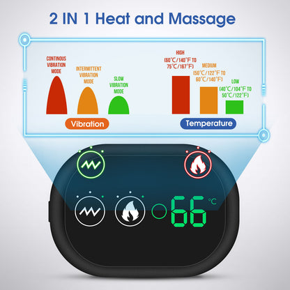 USB Rechargeable Convenient Electric Heating Shoulder Massage