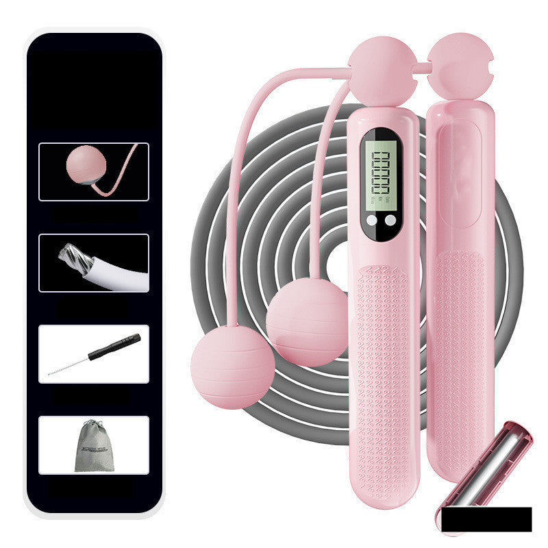 Cordless Counting Skipping Rope Smart Fitness Exercise