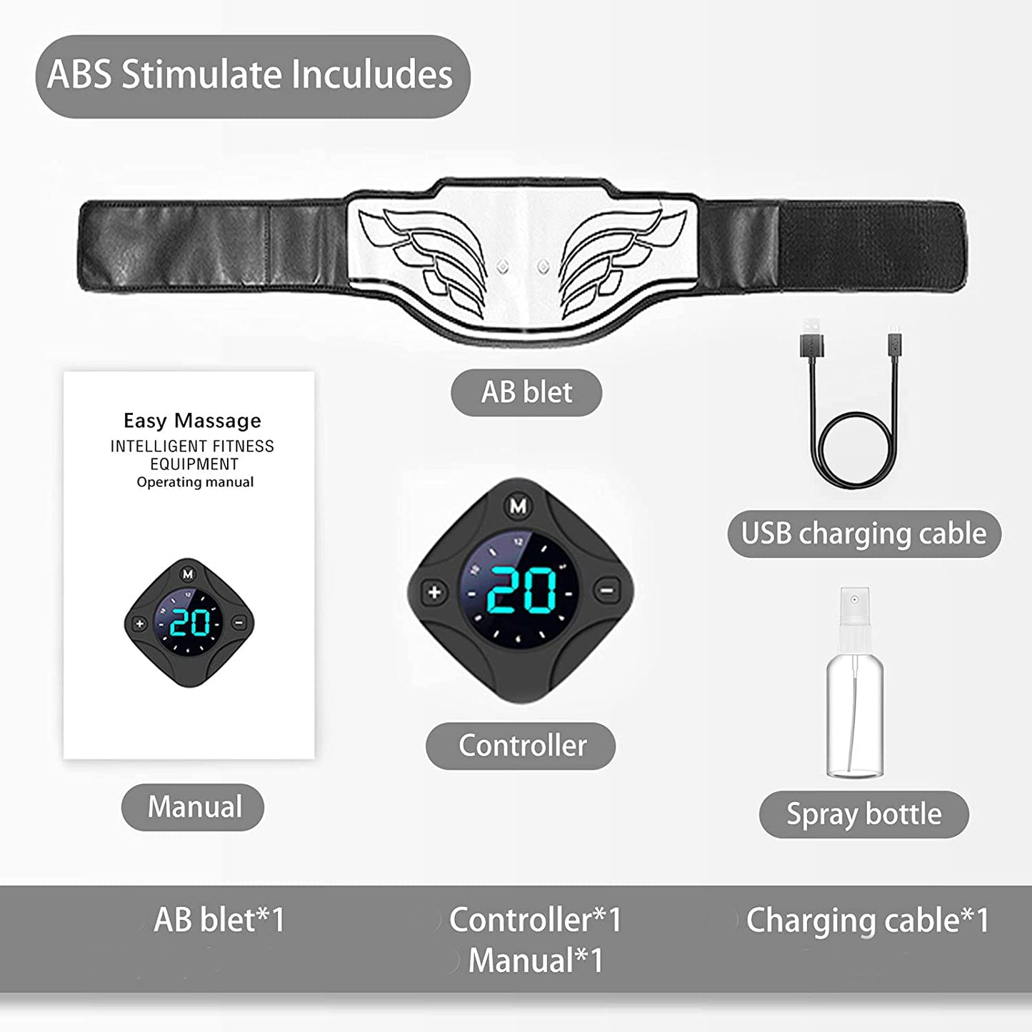 New Abdominal Muscle Belt Shaping Fat-reducing Fitness Equipment