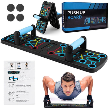 Multi-functional Foldable Push-up Fitness Board