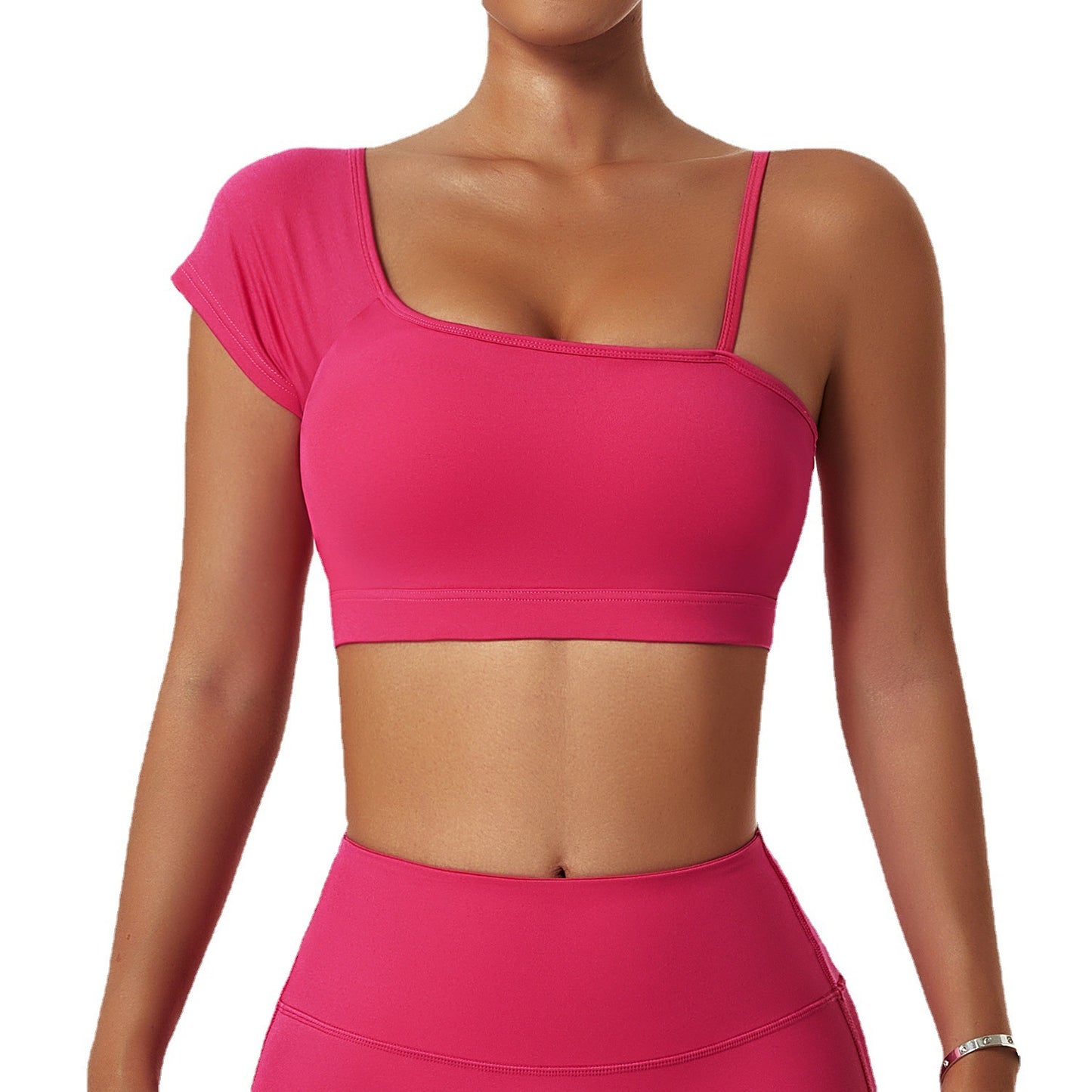 Yoga Suit Women's Running And Cycling Wear Off-shoulder