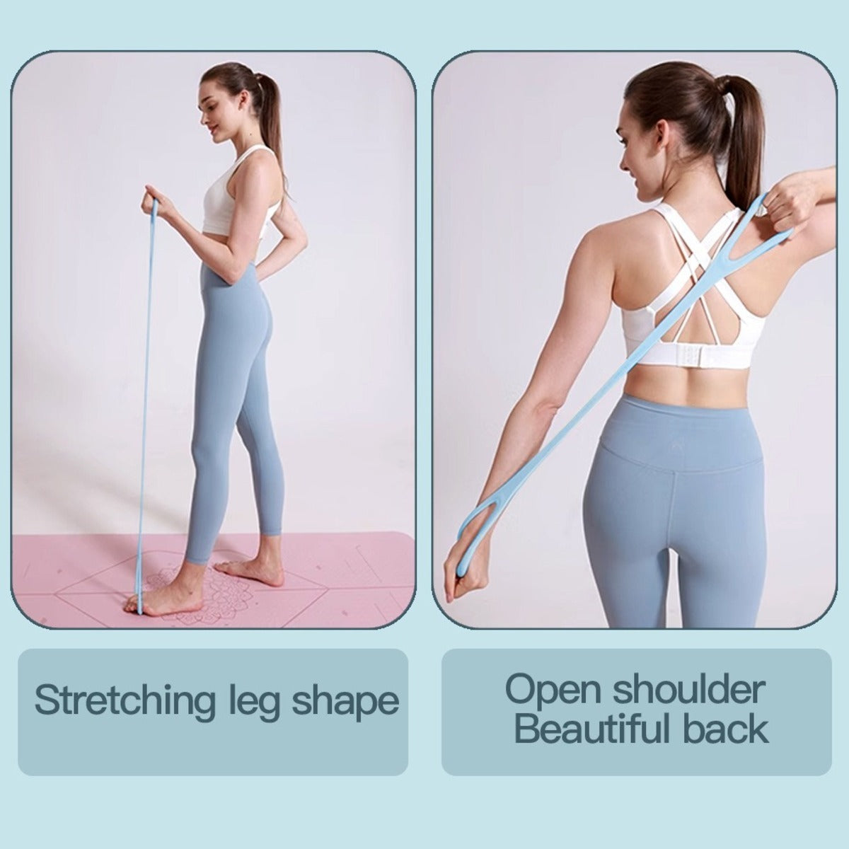 8-character Puller 8-character Silicone Yoga Loop Resistance Bands