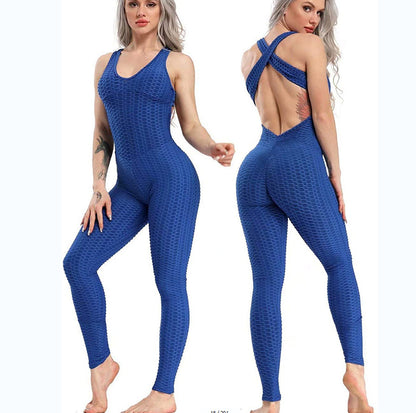 Fashionable Sports Fitness One-piece Suit Belly Lifting Hips