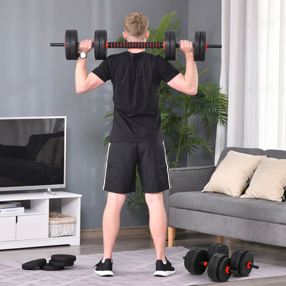 25kg 2 IN 1 Adjustable Dumbbells Weight Set