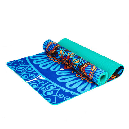 Digital Printing Suede TPE Yoga Mat