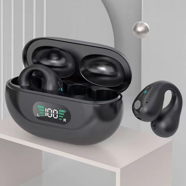 Bone Conduction Headphones TWS Earbuds Ear Clip Bluetooth