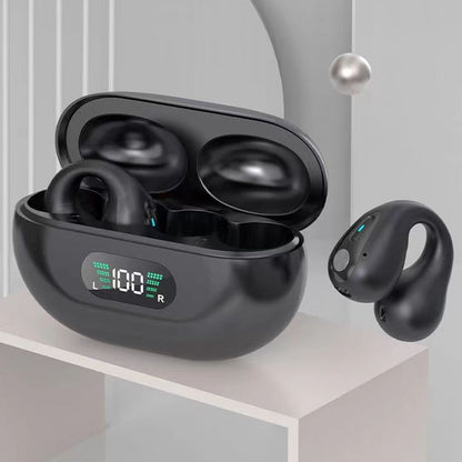 Bone Conduction Headphones TWS Earbuds Ear Clip Bluetooth