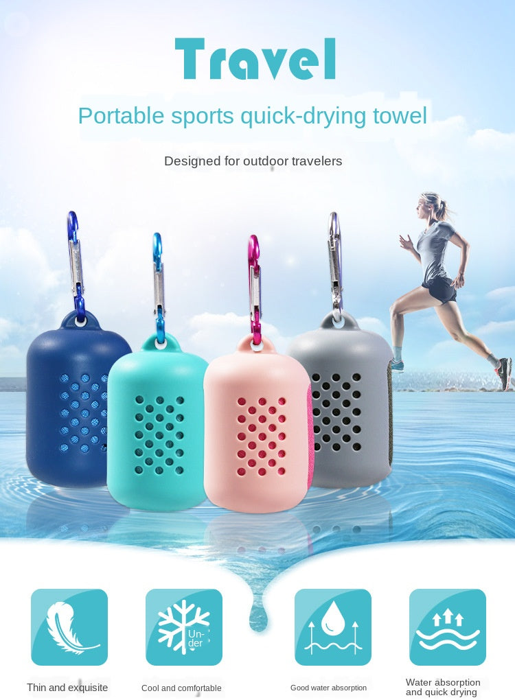 Quick Drying Cooling Microfiber Towel Instant Cooling Relief Sports