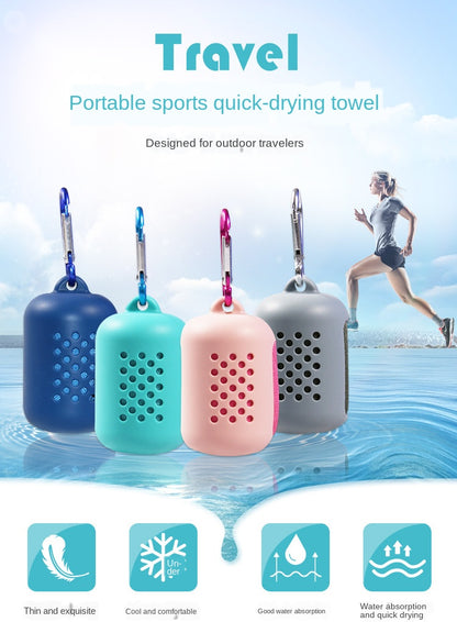 Quick Drying Cooling Microfiber Towel Instant Cooling Relief Sports